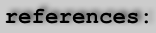 references: